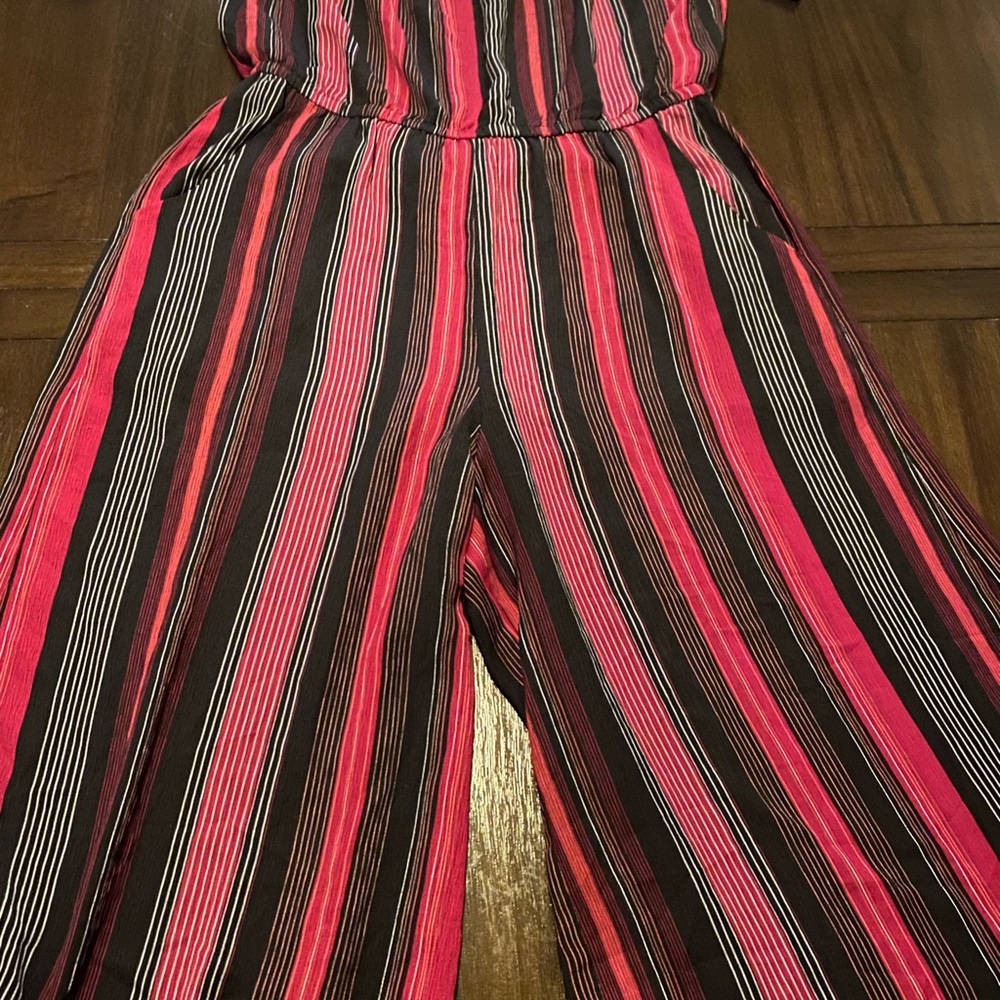Pink and Black Jumpsuit